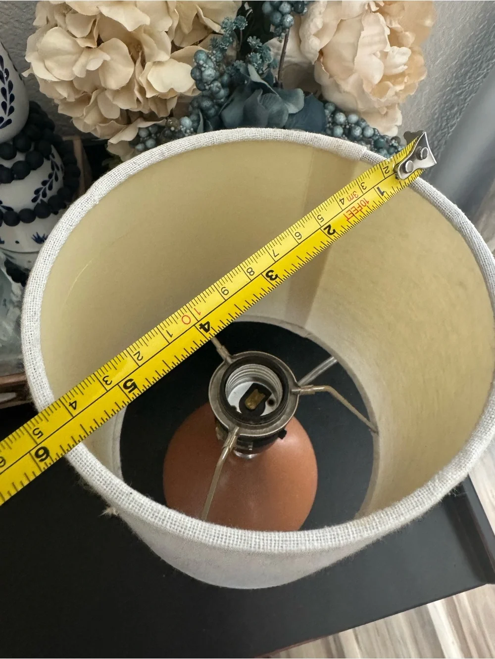 Terra Cotta Desk Table Lamp